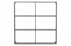 WALL SHELF METAL BLACK 